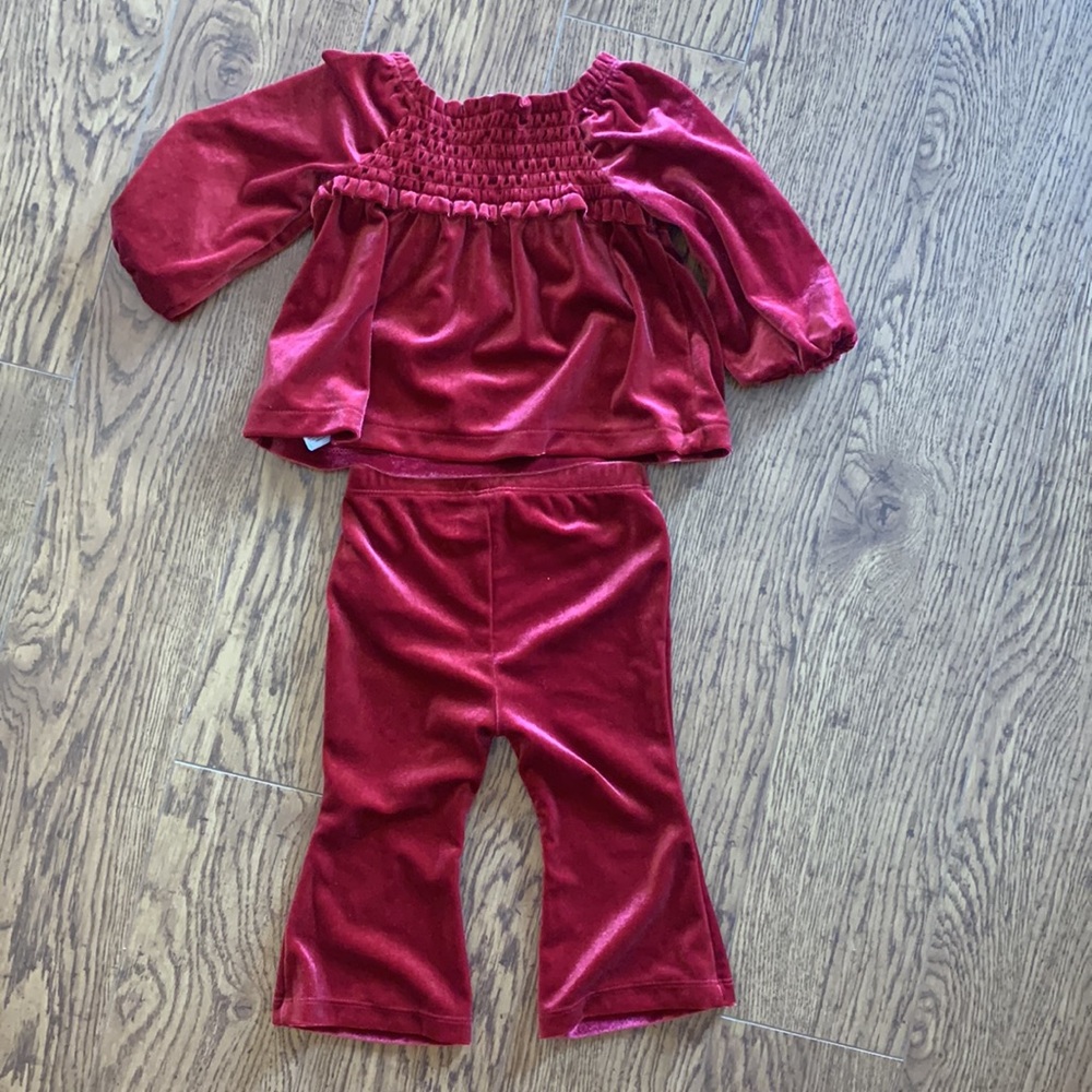 Two Piece Velour Set - Picture 3 of 3